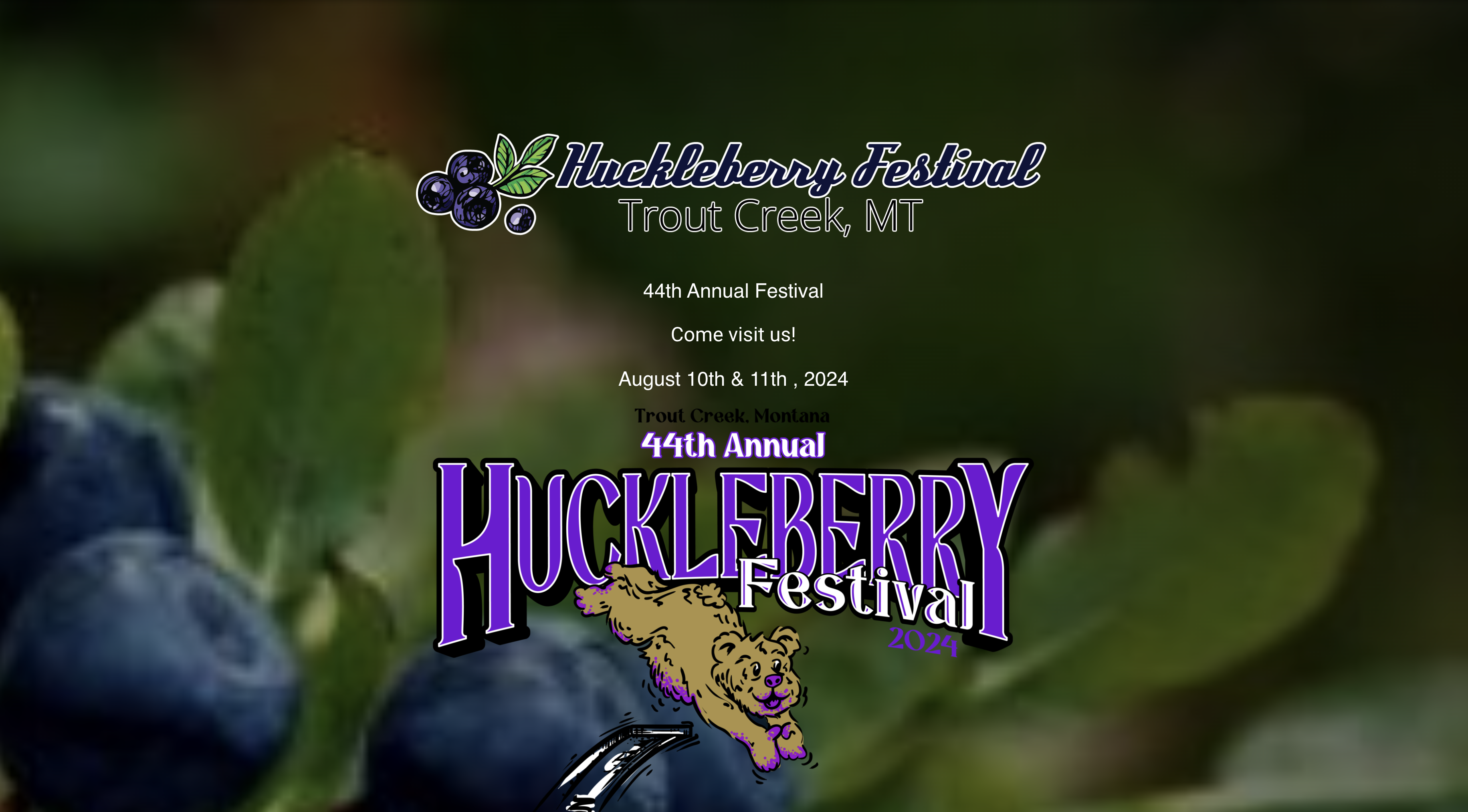 Photo of Huckleberry Festival Auction